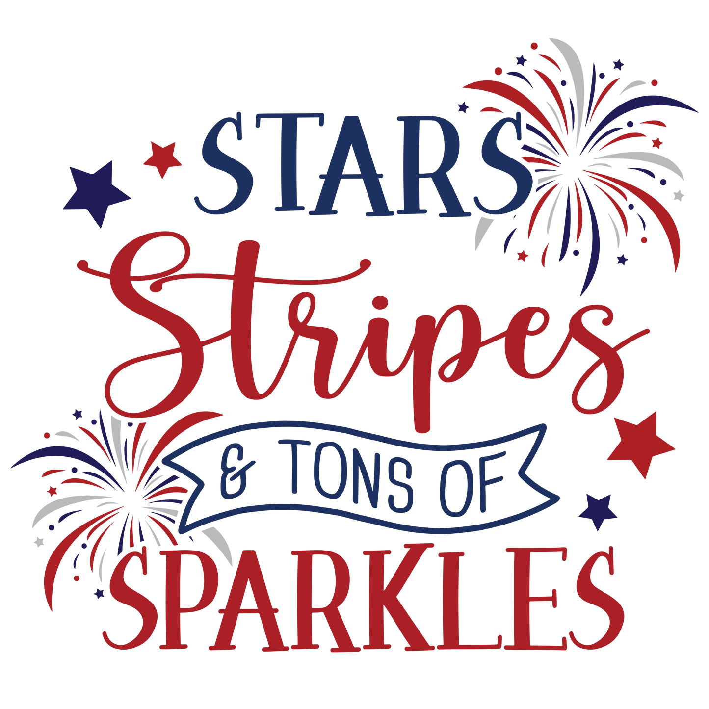 Happy 4th Of July Design - DTF Ready To Press