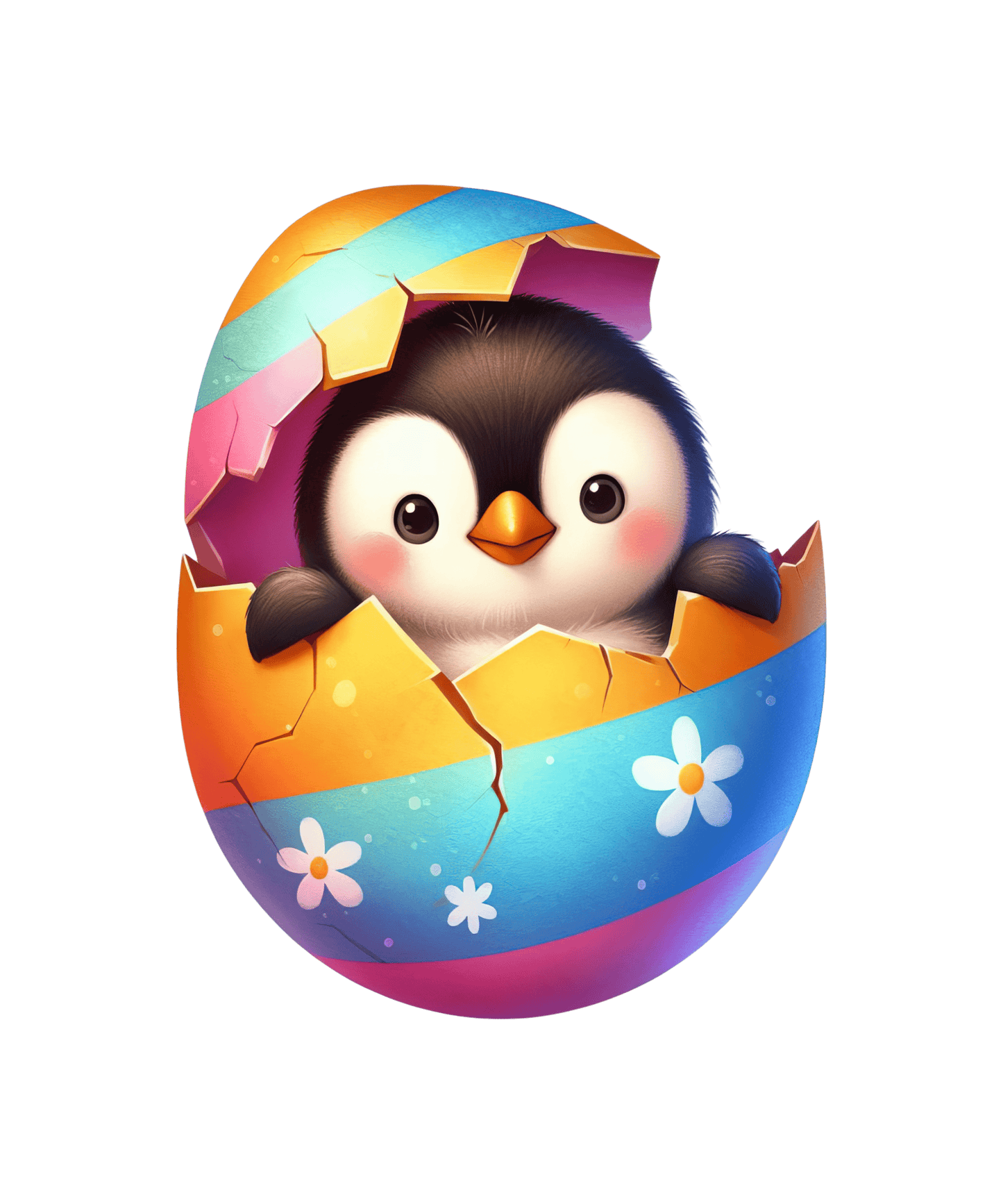 Cute Easter Egg Design - DTF Ready To Press