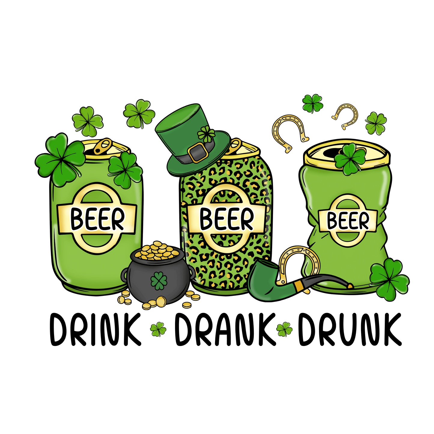 Irish Holiday Design - DTF Ready To Press
