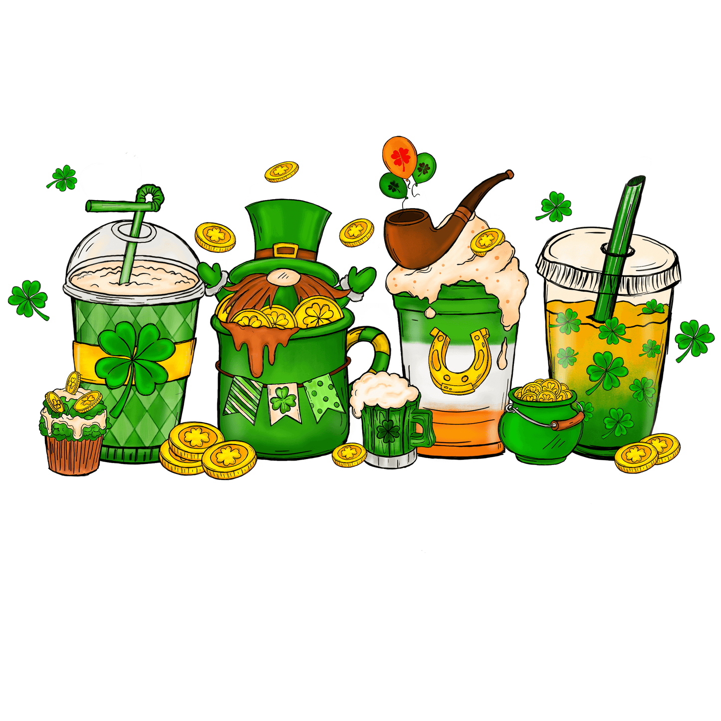 Irish Whiskey Design - DTF Ready To Press