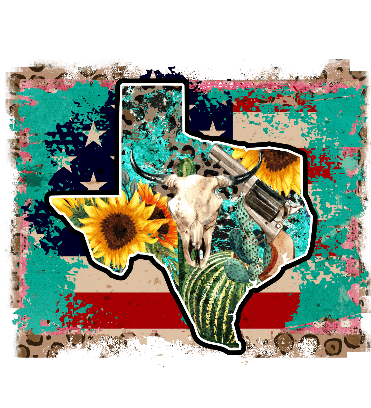 Texas Country Design - DTF Ready To Press