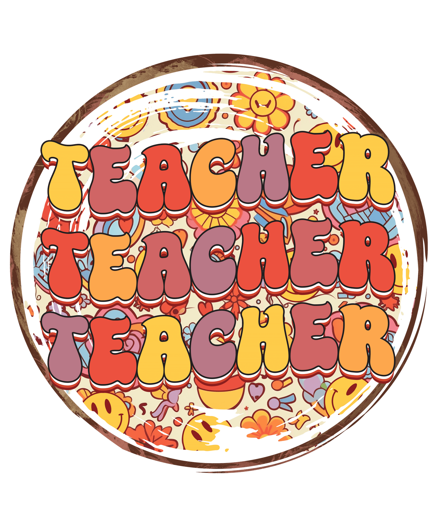 Happy Teacher's Day Design - DTF Ready To Press