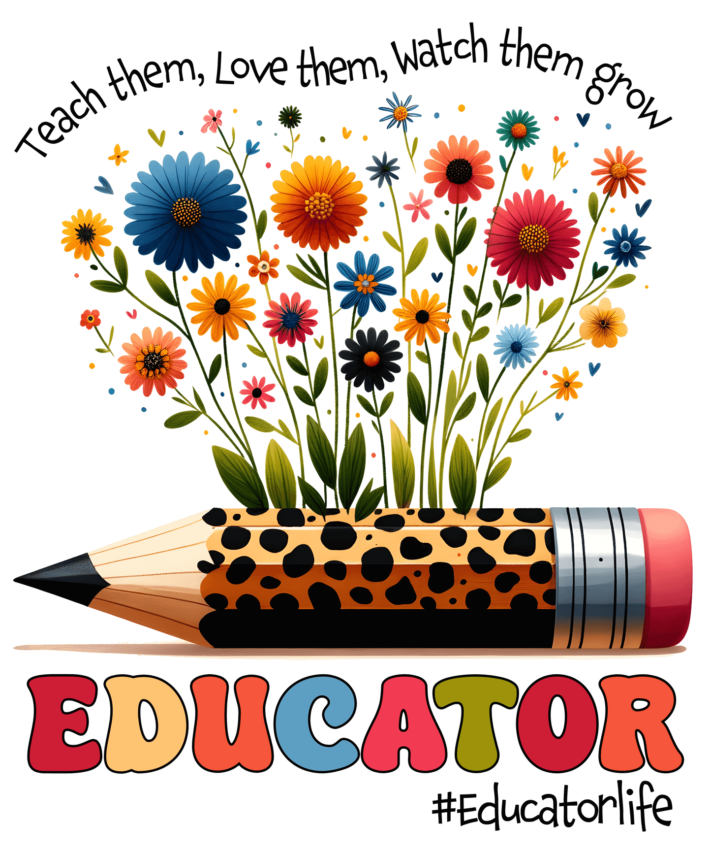 Educator Life Teacher Day Design - DTF Ready To Press