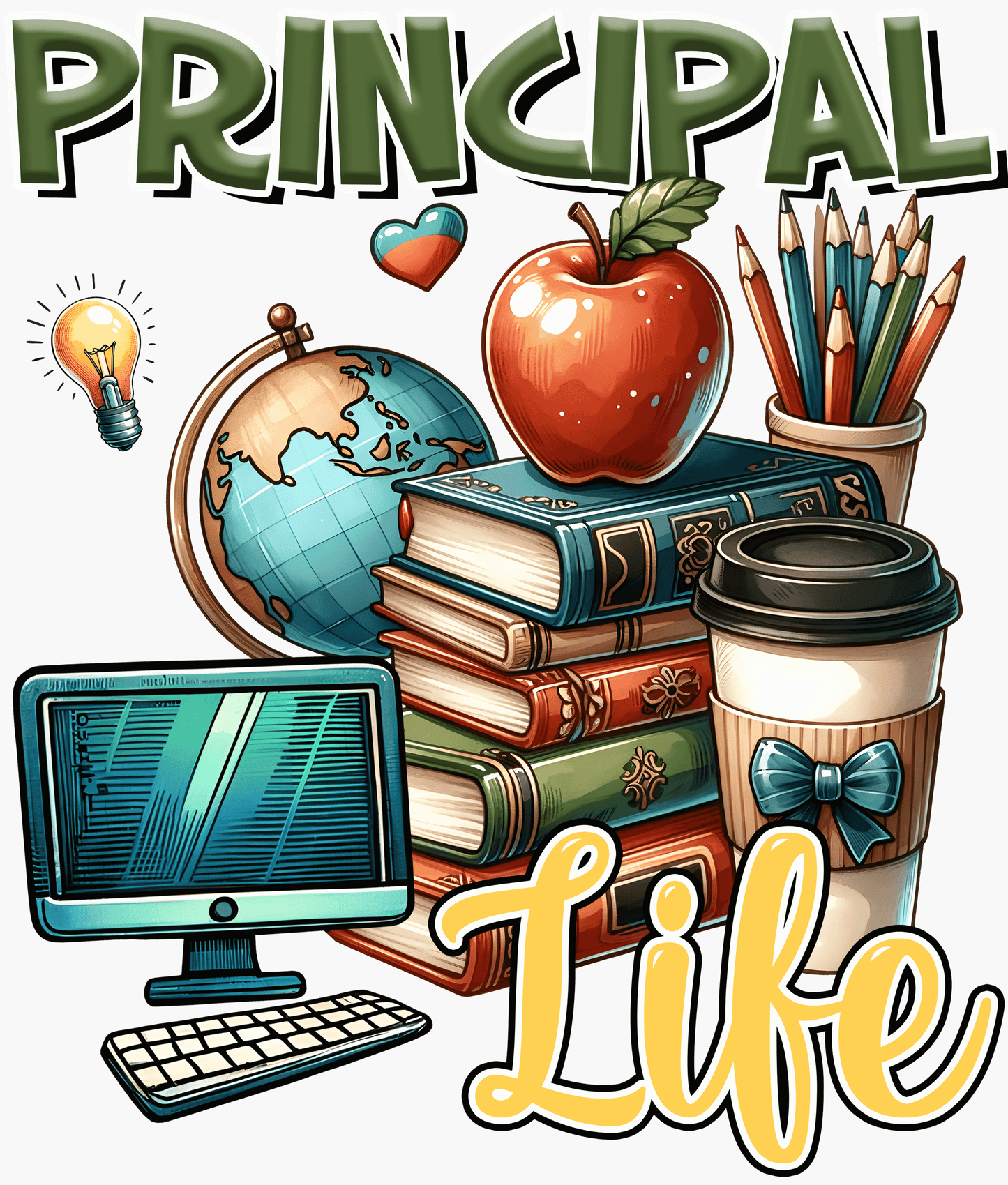 Principal Life Teacher Design - DTF Ready To Press