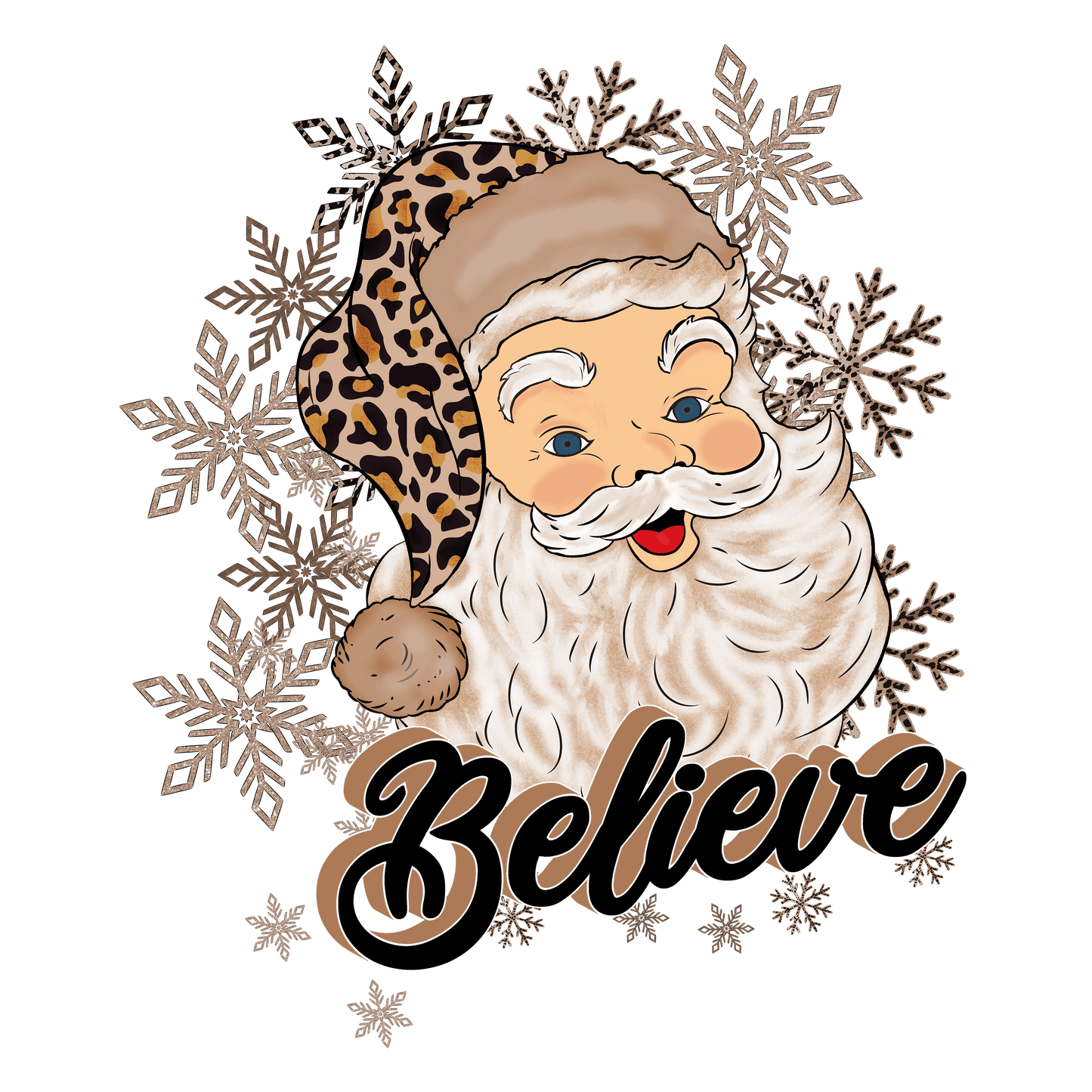Christmas Believe Design - DTF Ready To Press