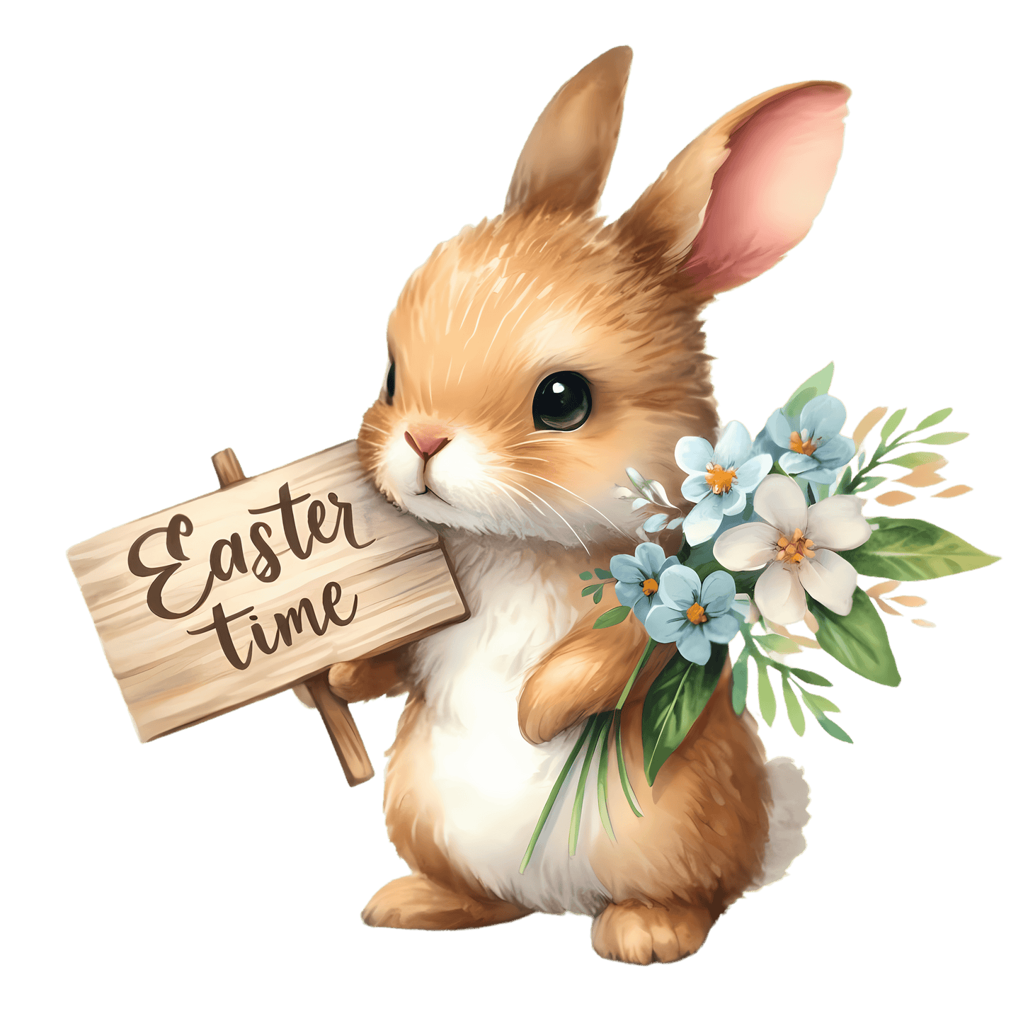 Easter Time Bunny Party Design - DTF Ready To Press