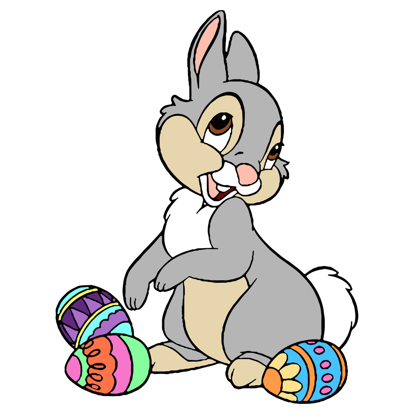 Easter Bunny Party Design - DTF Ready To Press