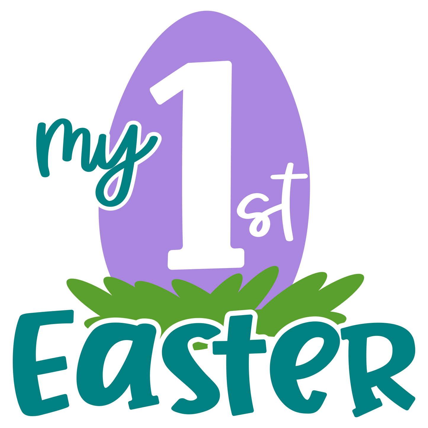 My 1st Easter Design - DTF Ready To Press