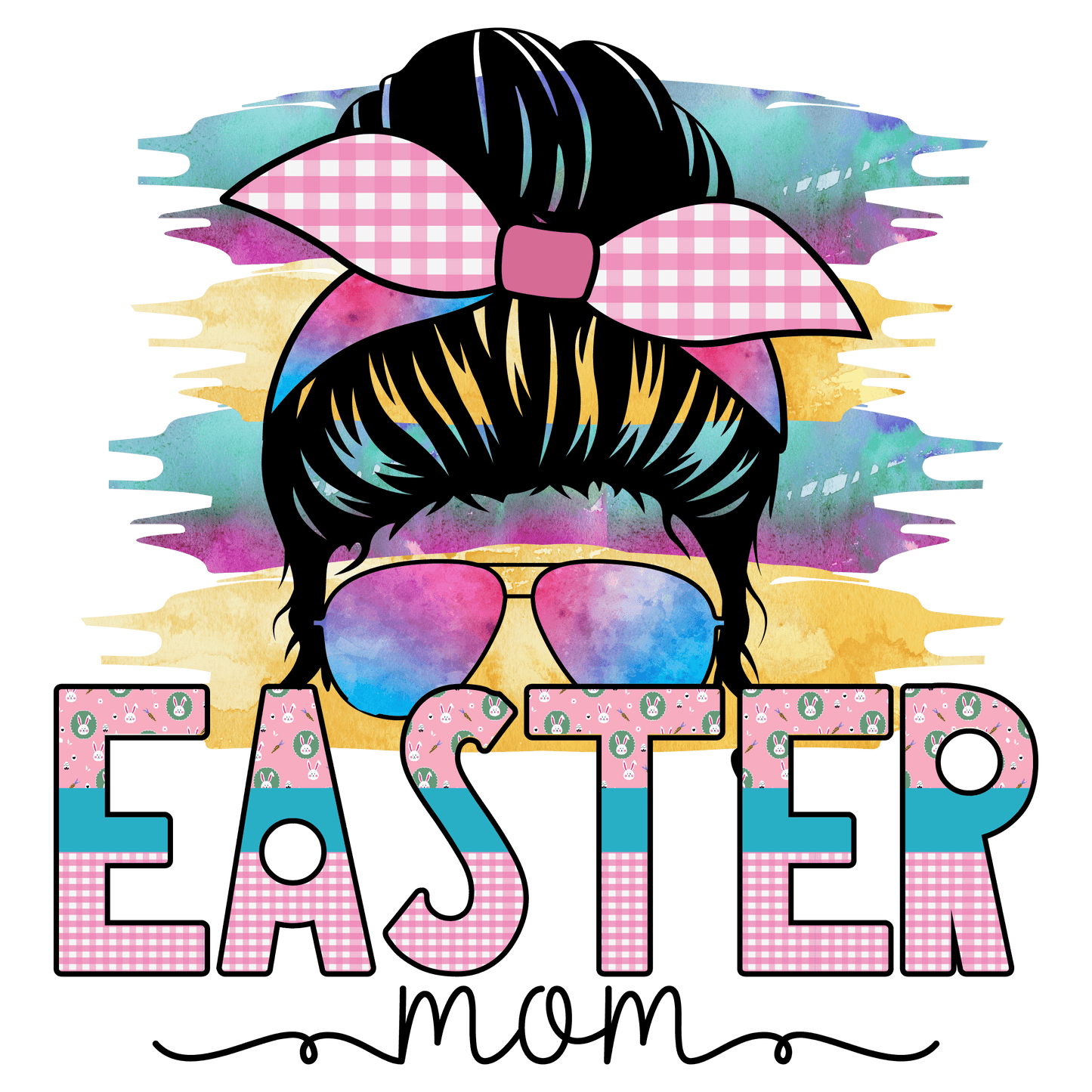 Easter Best Mom Design - DTF Ready To Press