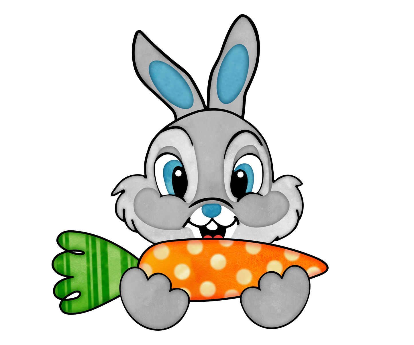 Funny Bunny Easter Design - DTF Ready To Press