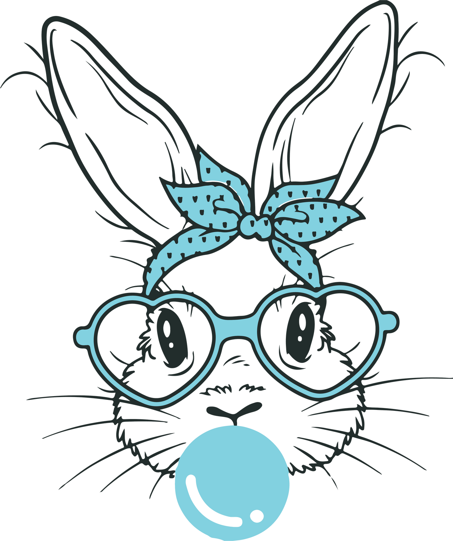 Baby Bunny Easter Design - DTF Ready To Press