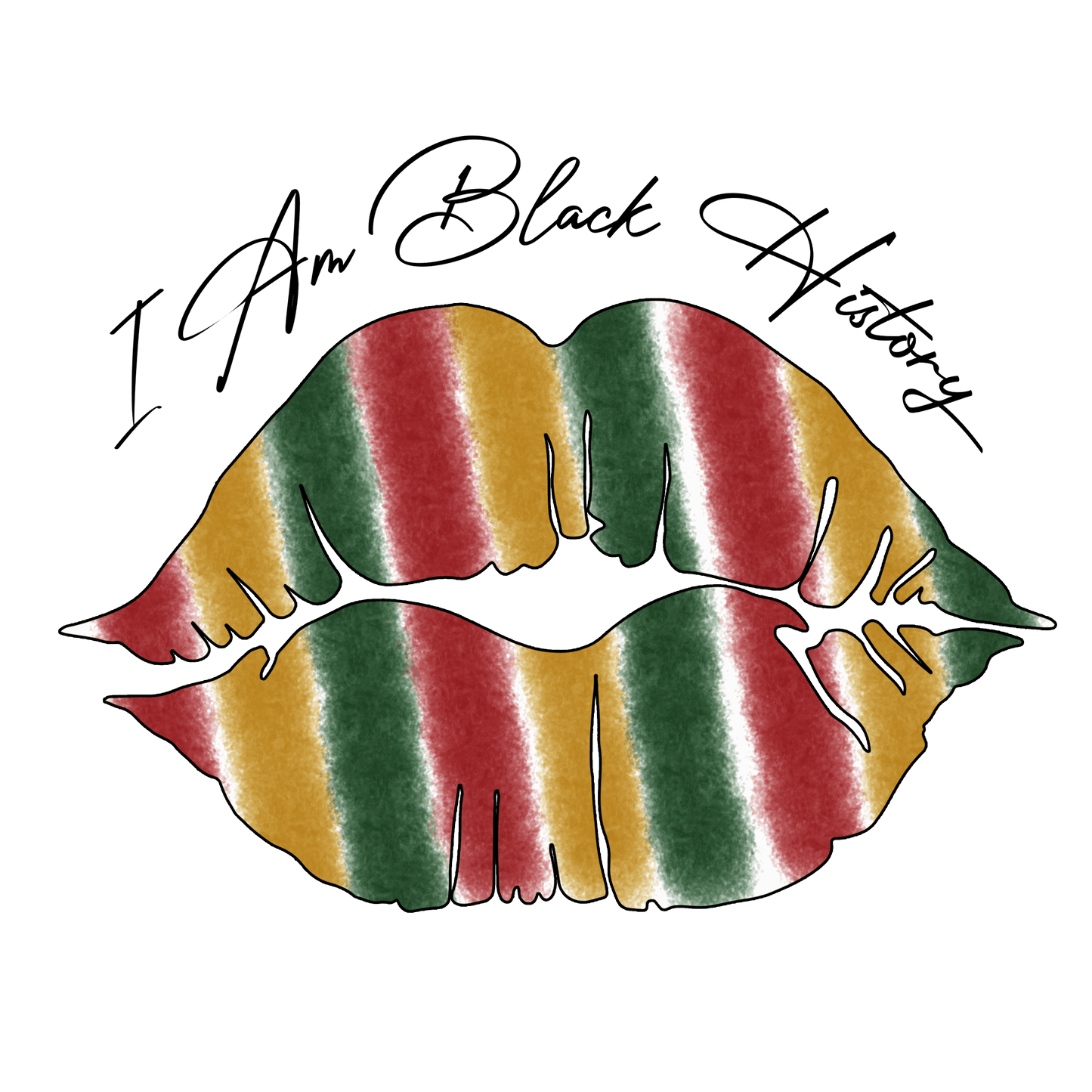I Am Black History Juneteenth Design - DTF Ready To Press