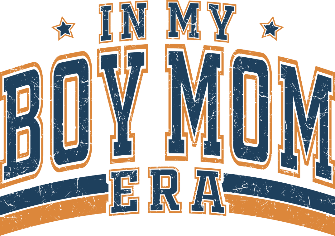 In My Boy Mom Era Design - DTF Ready To Press