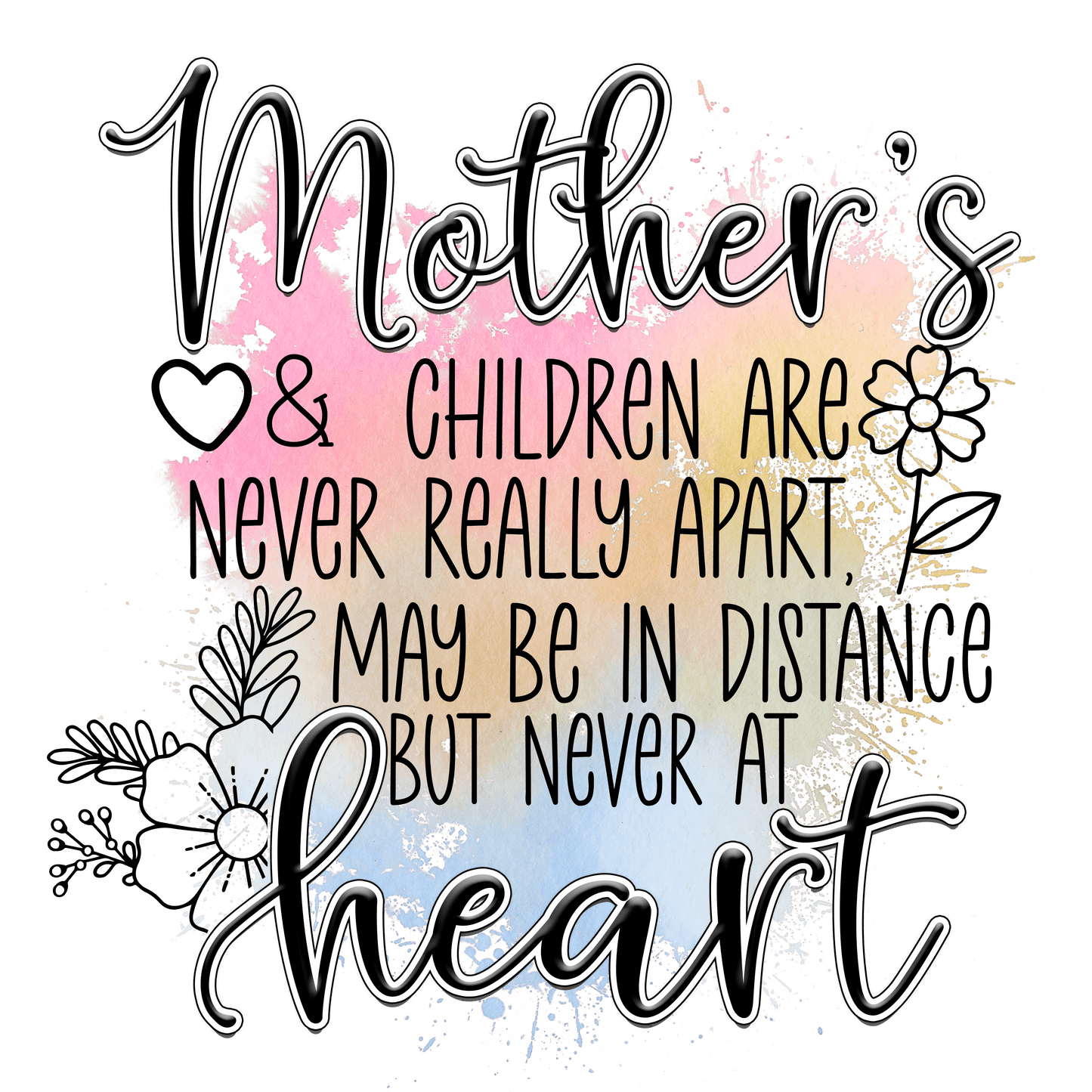 Cute Mother's Day Design - DTF Ready To Press