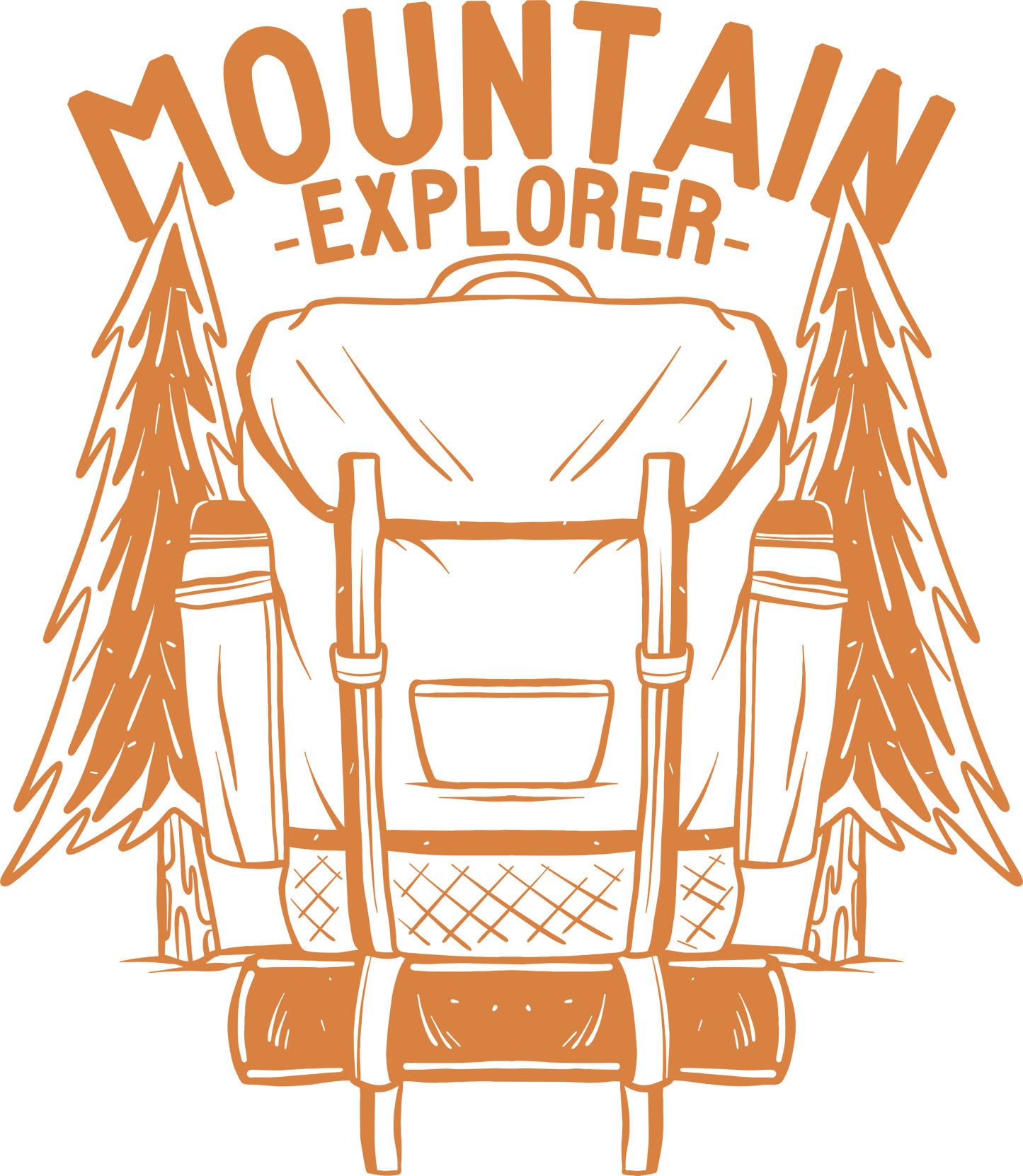 Mountain Explorer Design - DTF Ready To Press