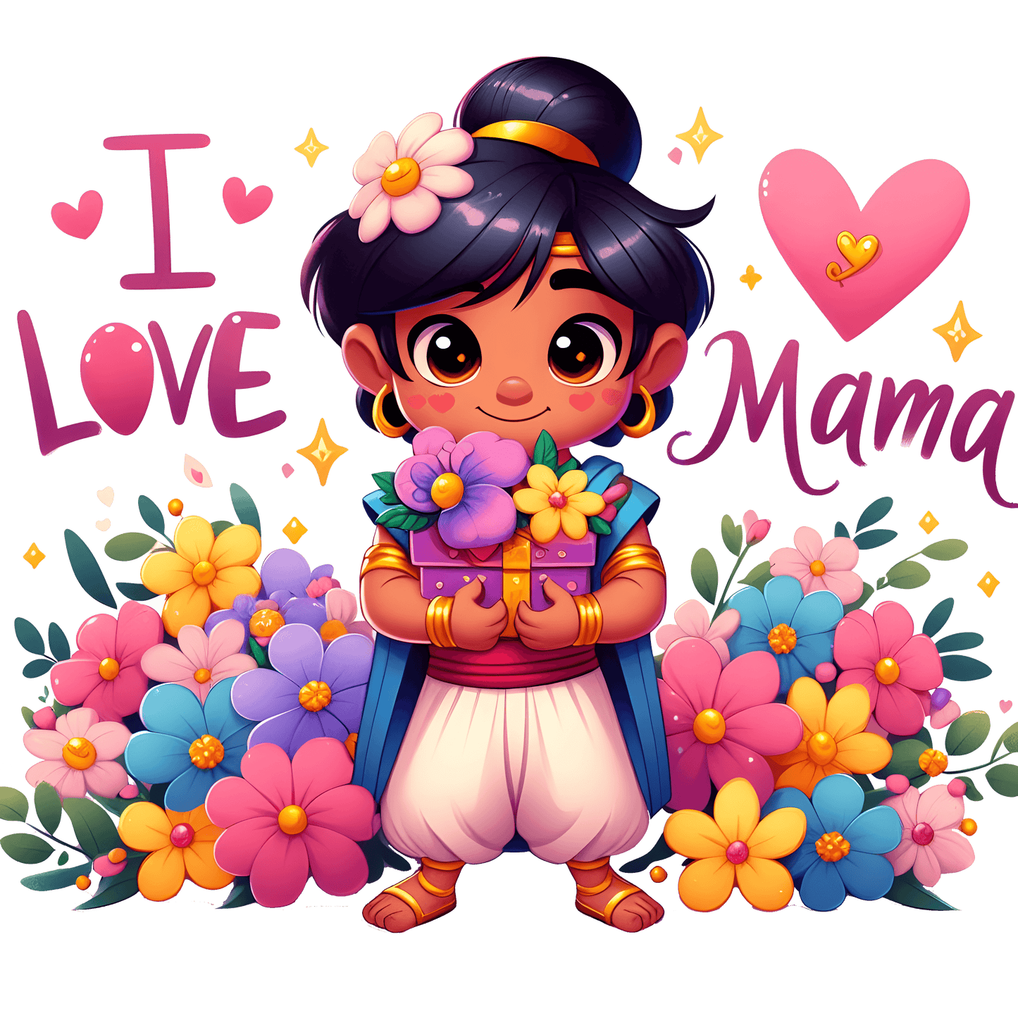 I love Mama Design - DTF Ready To Press