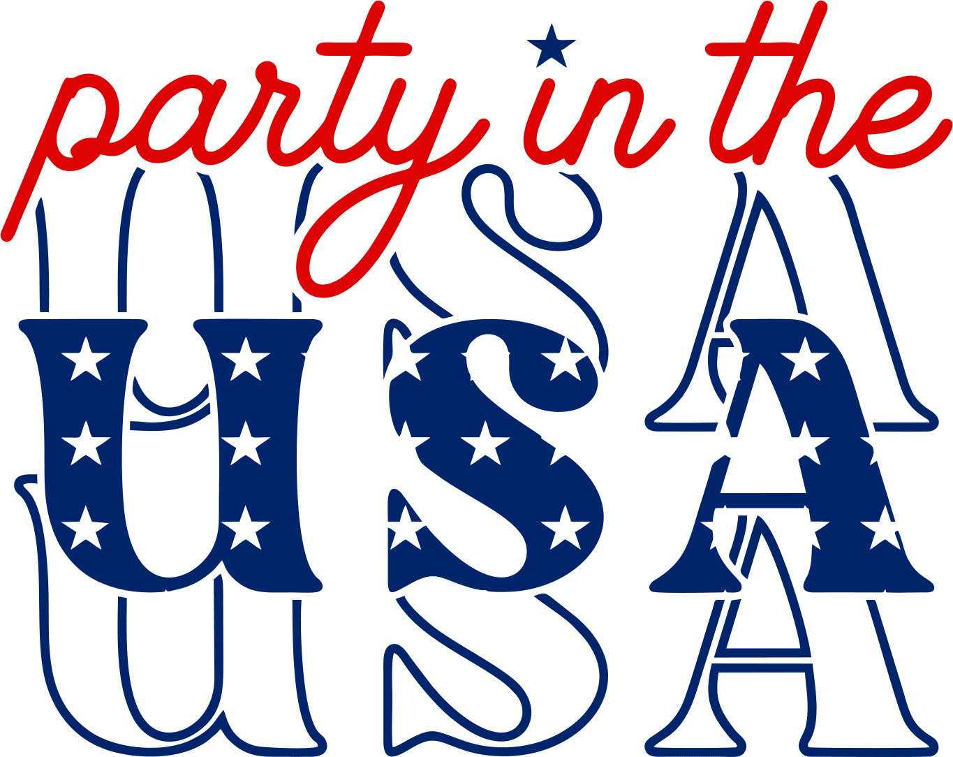 Party In The USA Design - DTF Ready To Press
