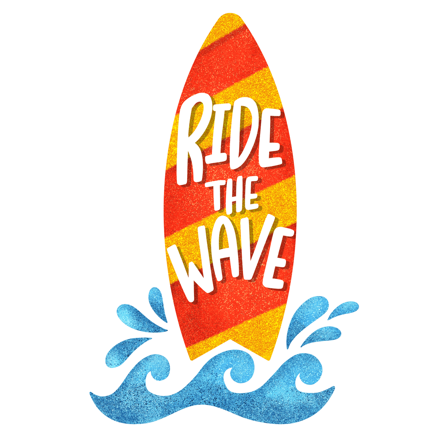 Ride The Wave Design - DTF Ready To Press