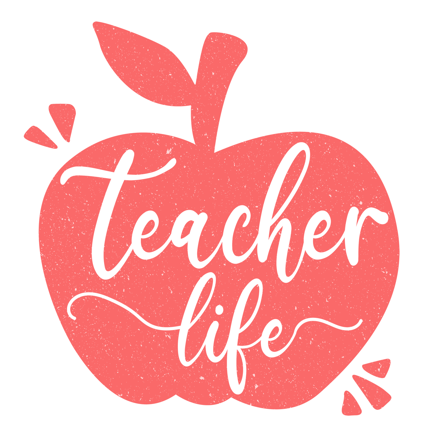 Funny Teacher Life Design - DTF Ready To Press