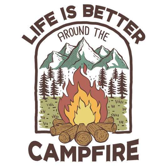 Campfire Design - DTF Ready To Press