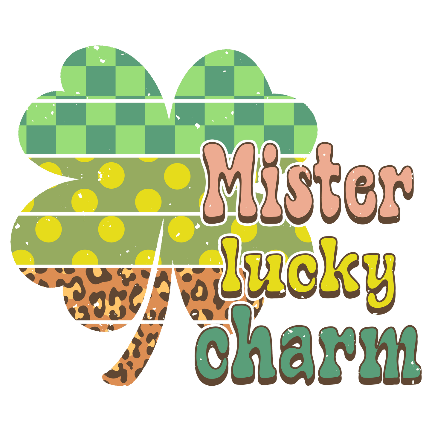 Mister Lucky Charm Saint Patrick's Day Design - DTF Ready To Press