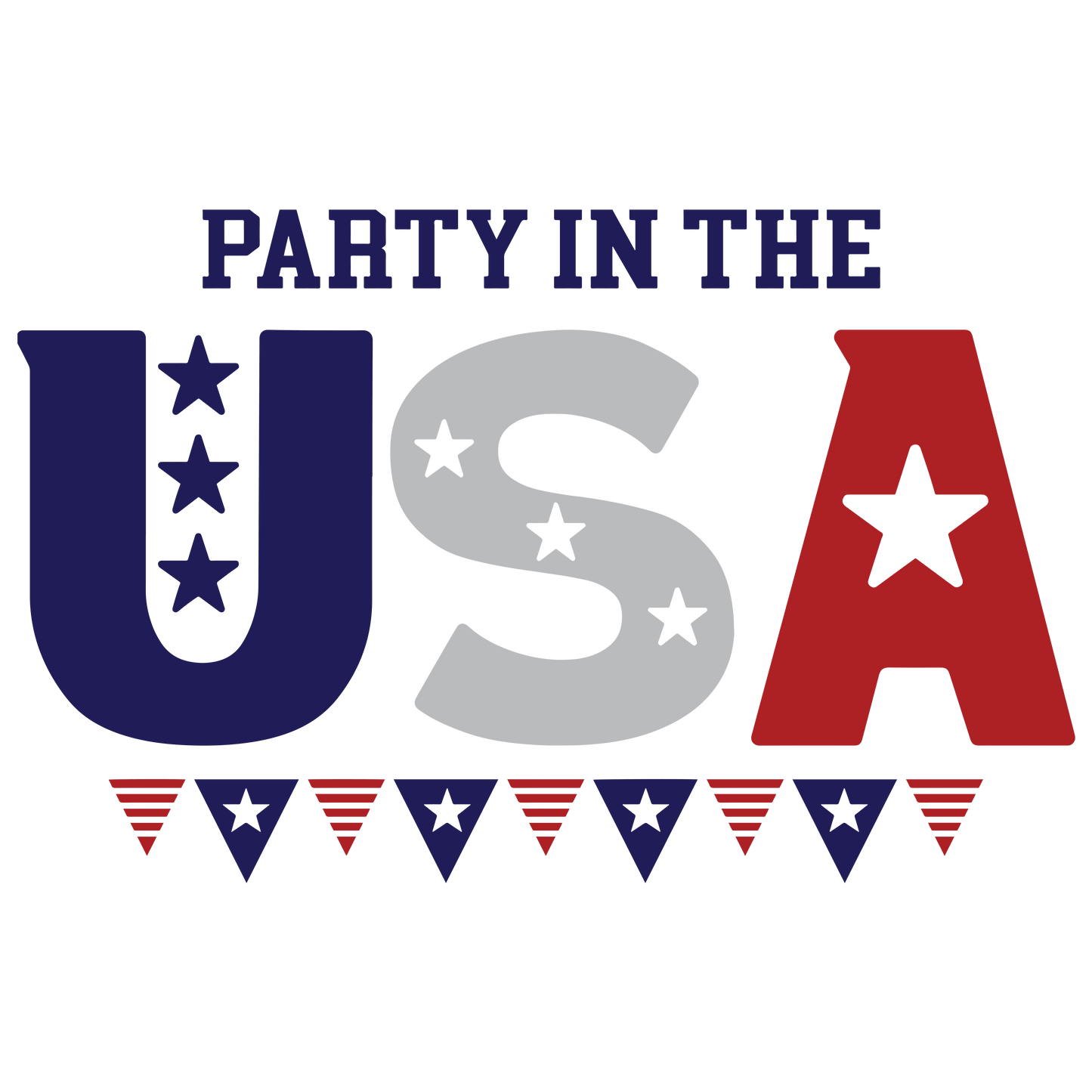 Party In The USA Design - DTF Ready To Press
