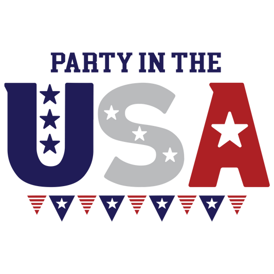 Party In The USA Design - DTF Ready To Press