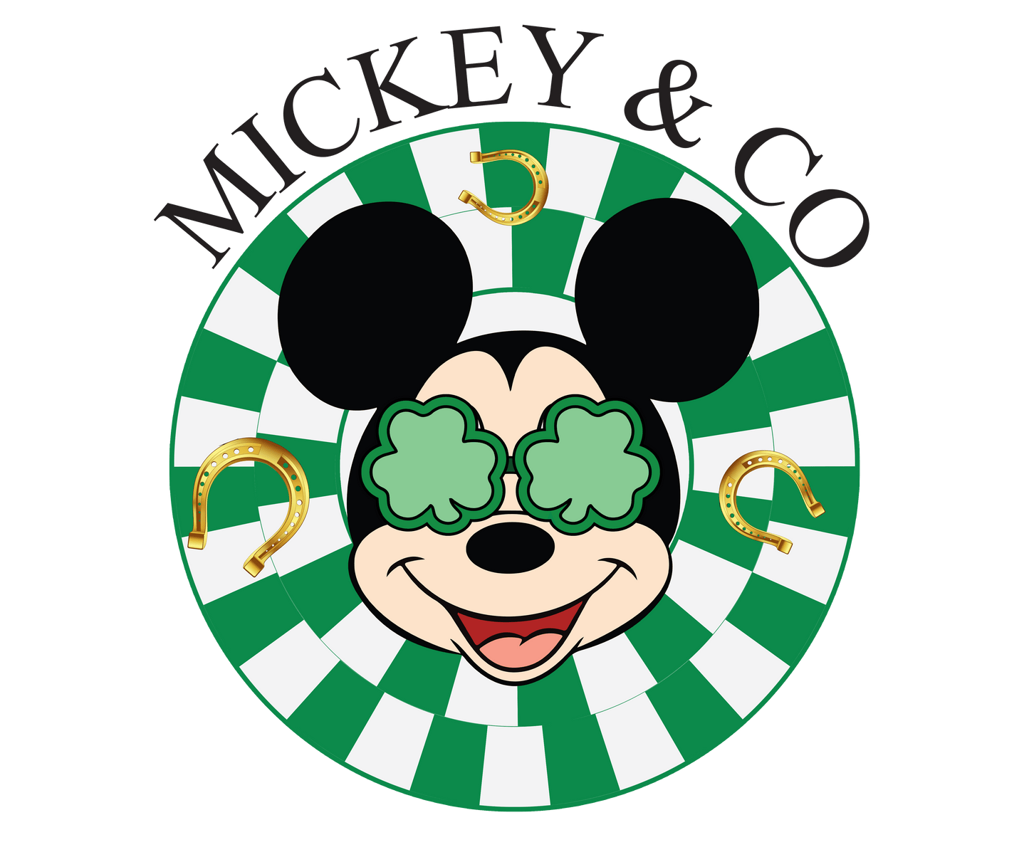 Disney Mickey Mouse Co Saint Patrick's Day Design - DTF Ready To Press