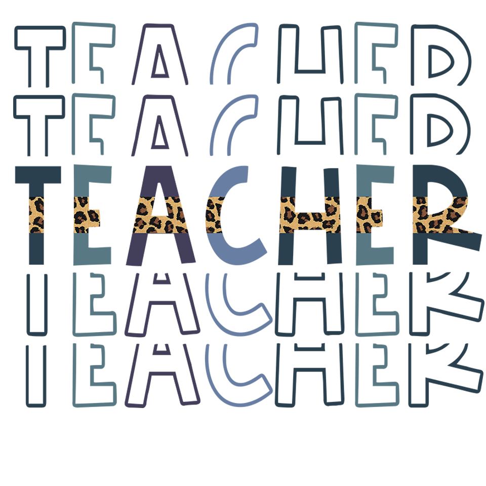 Back To School Teacher Design - DTF Ready To Press