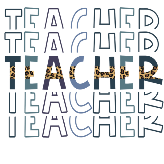 Back To School Teacher Design - DTF Ready To Press