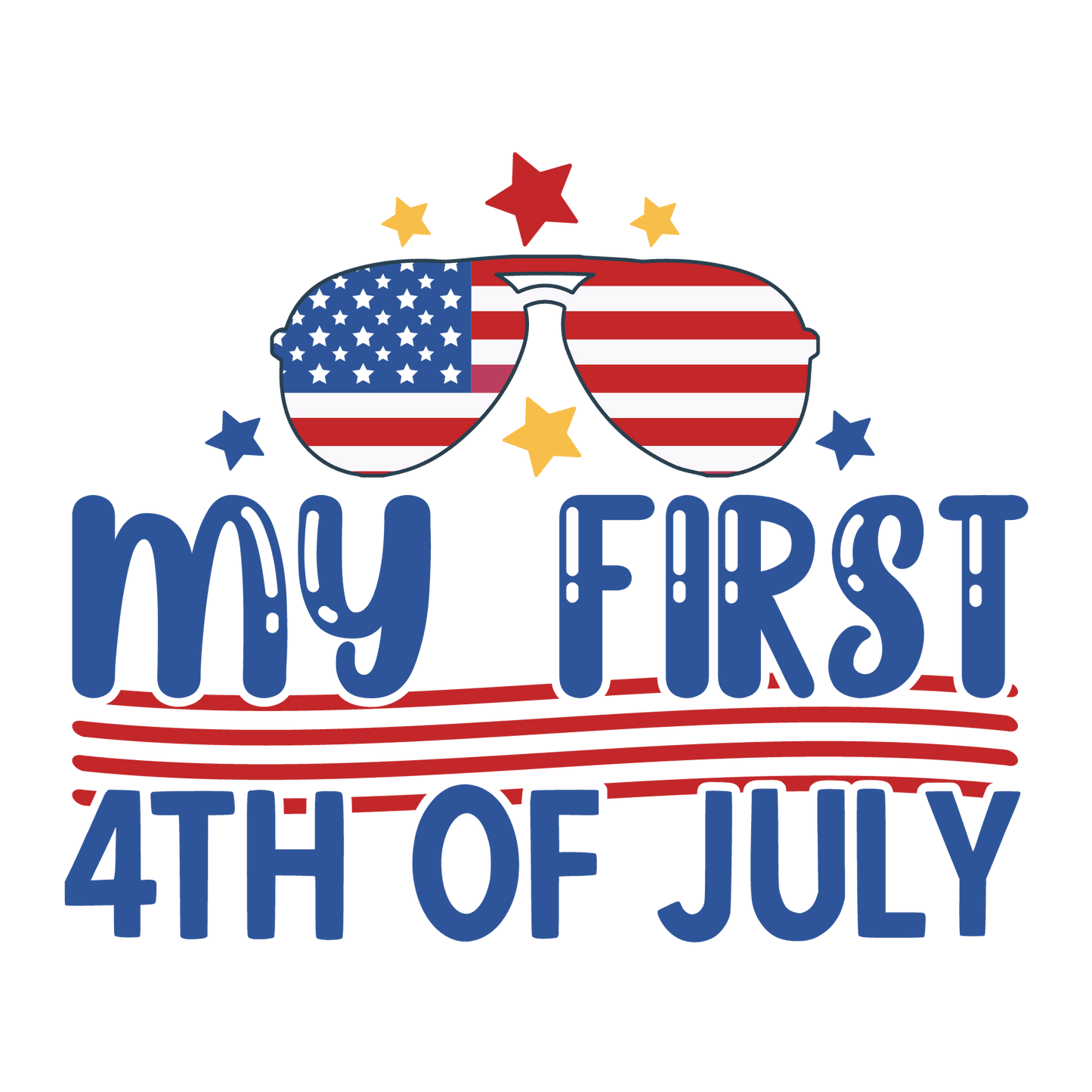 My First 4th Of July Design - DTF Ready To Press