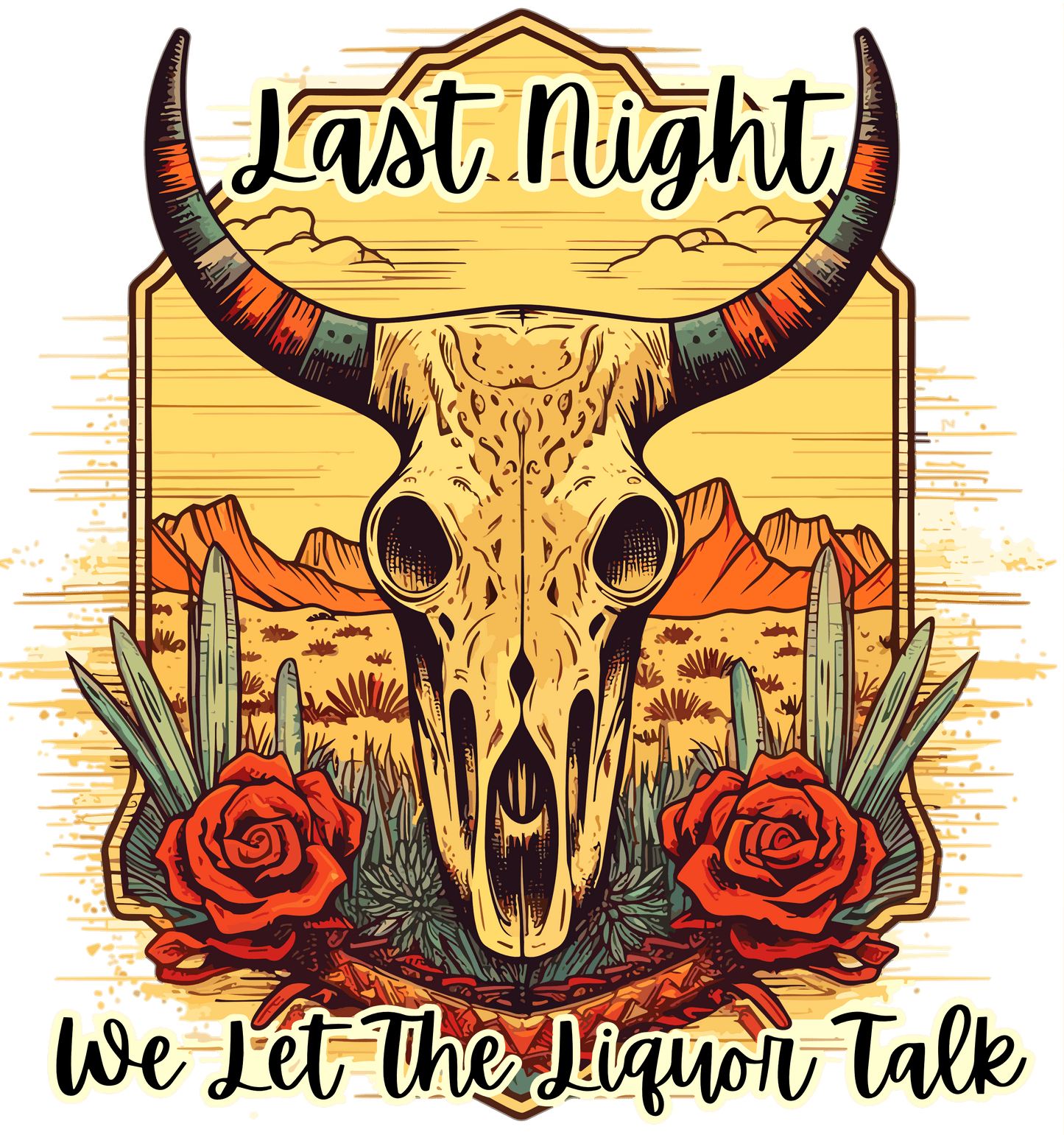List Night We Let The Liquor Talk Design - DTF Ready To Press