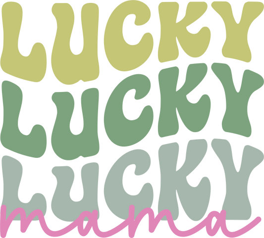 Lucky Mama Saint Patrick's Day Design - DTF Ready To Press