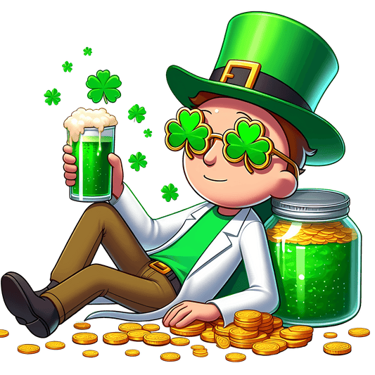 Morty Smith St Patrick's Day Design - DTF Ready To Press