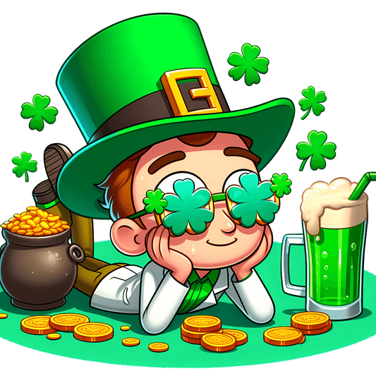 Morty Beer Drinking St Patty Day Design - DTF Ready To Press