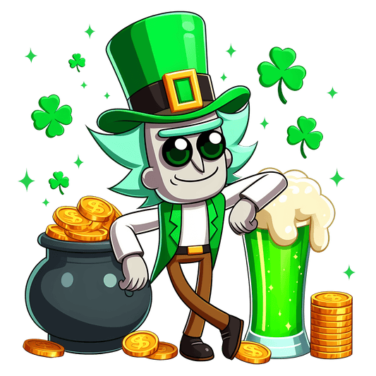 Rick Lucky Day Saint Patrick Design - DTF Ready To Press