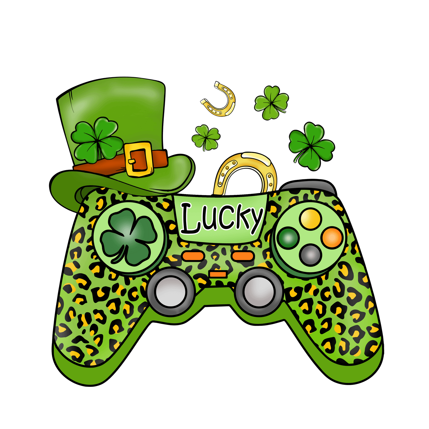 Patrick's Day Gamer Design - DTF Ready To Press