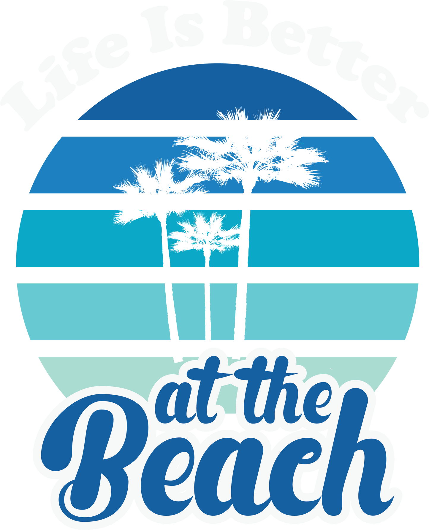 Beach Vacation Design - DTF Ready To Press