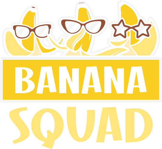 Banana Squad Summer Design - DTF Ready To Press