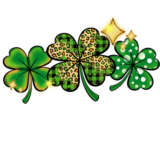 Shamrocks Design - DTF Ready To Press