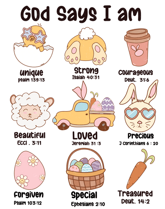 Christian Easter Day Design - DTF Ready To Press