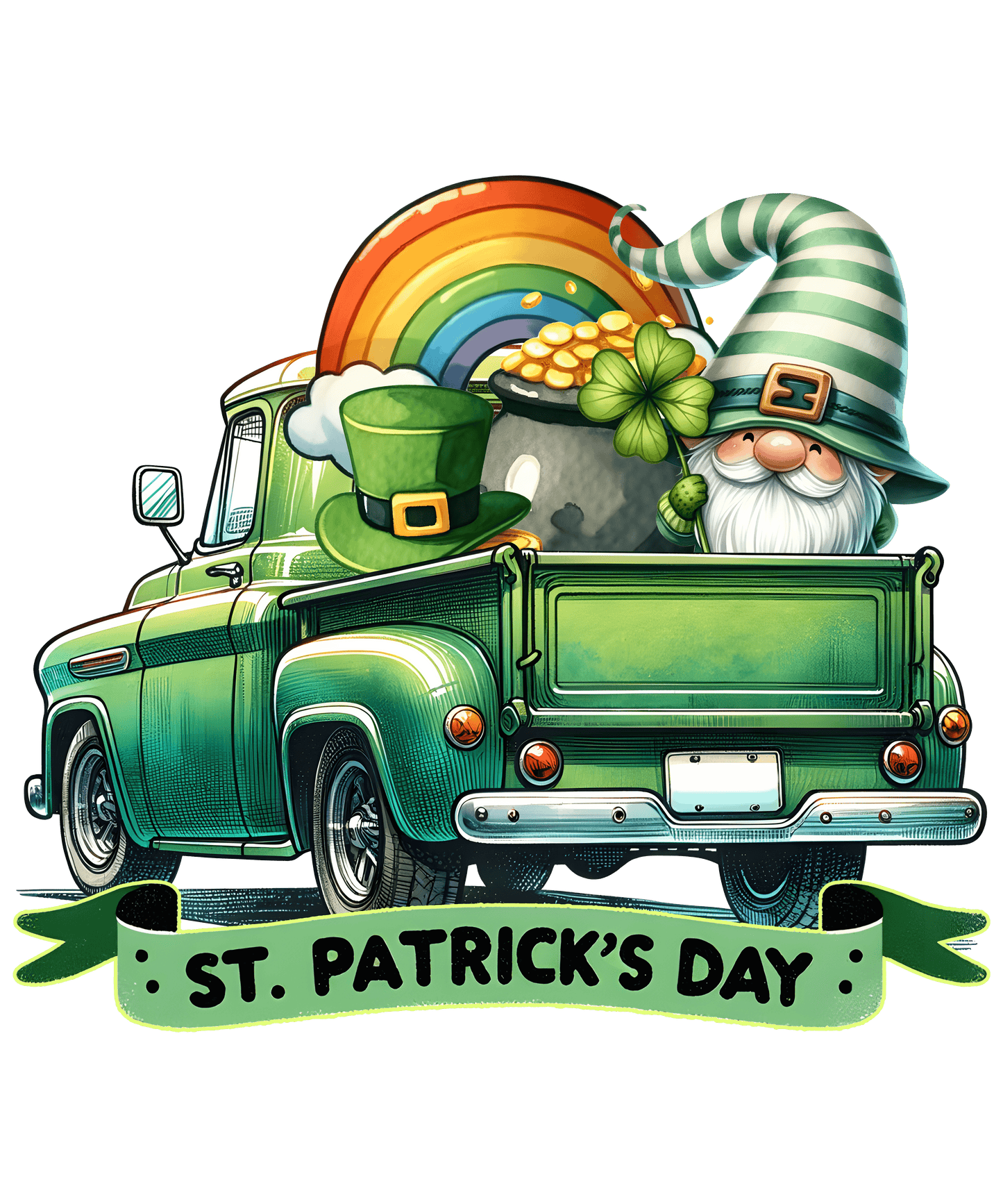 Cute ST. Patrick's Day Design - DTF Ready To Press