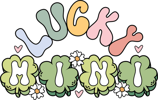 Happy Patriks Day Lucky Mini Family Matching Design  - DTF Ready To Press