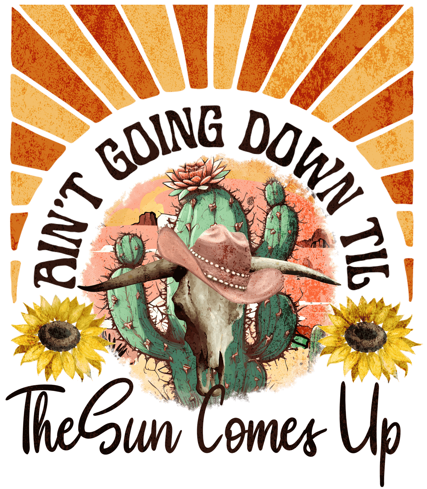 The Sun Comes Up Design - DTF Ready To Press