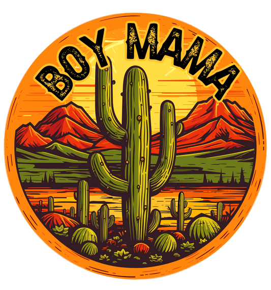 Boy Mama Wild Life Design - DTF Ready To Press