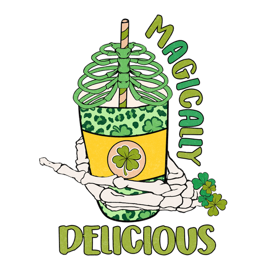 Magically Delicious Saint Patrick's Day Design - DTF Ready To Press