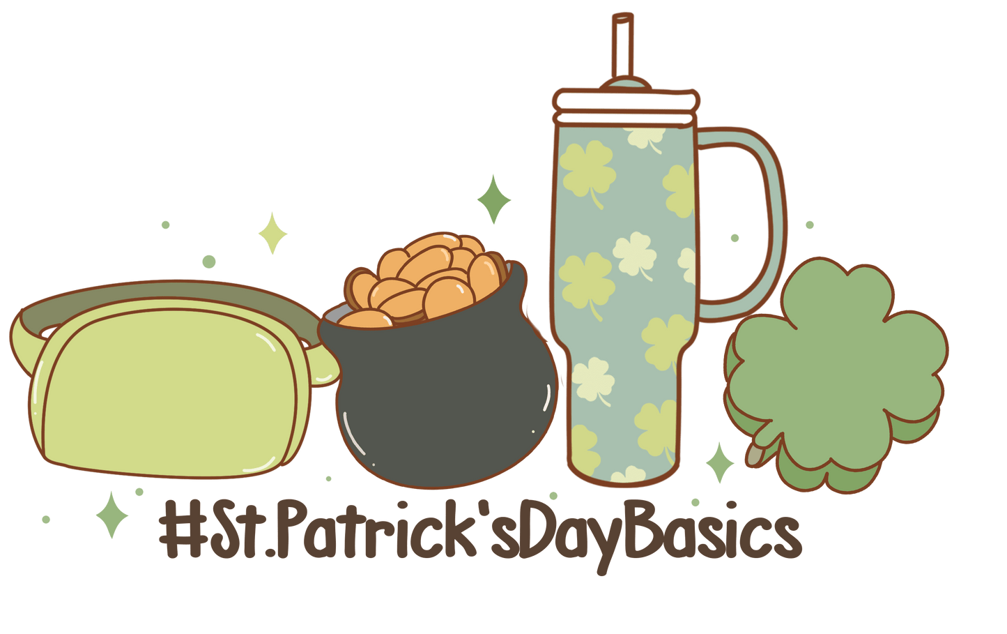 Patrick's Day Leprechauns Design - DTF Ready To Press