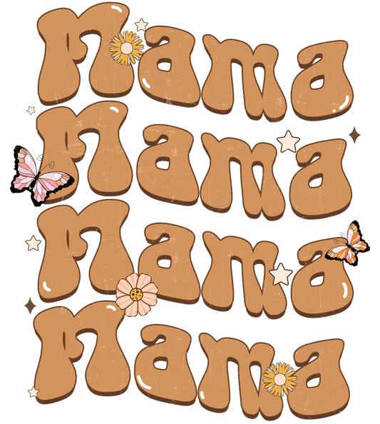 Cute Mother's Day Mama Design - DTF Ready To Press