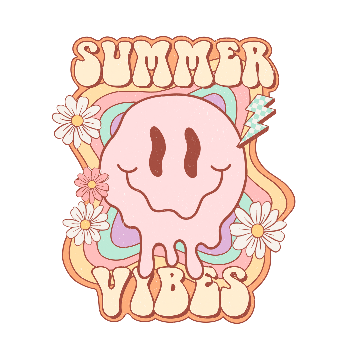 Summer Vibes Design - DTF Ready To Press