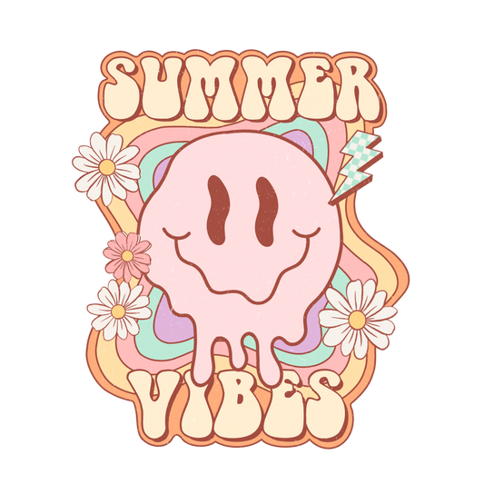 Summer Vibes Design - DTF Ready To Press